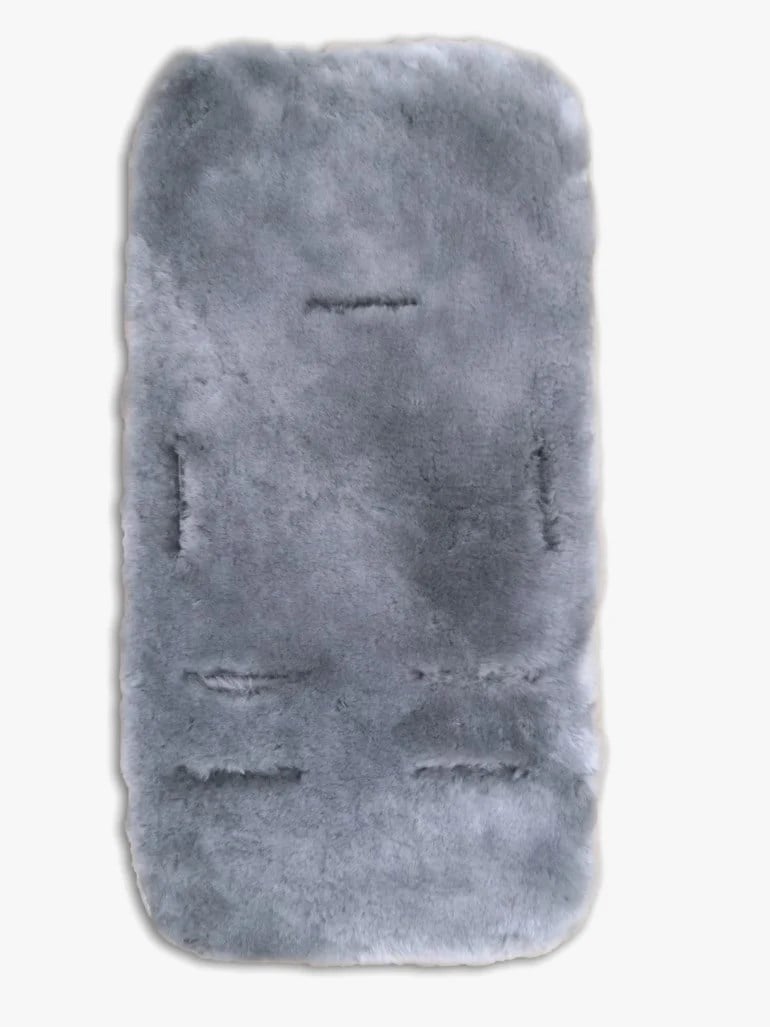 Vilje lammeskinn for 5-punkt sele Grå - 11043223-Grey-40x73cm - 1