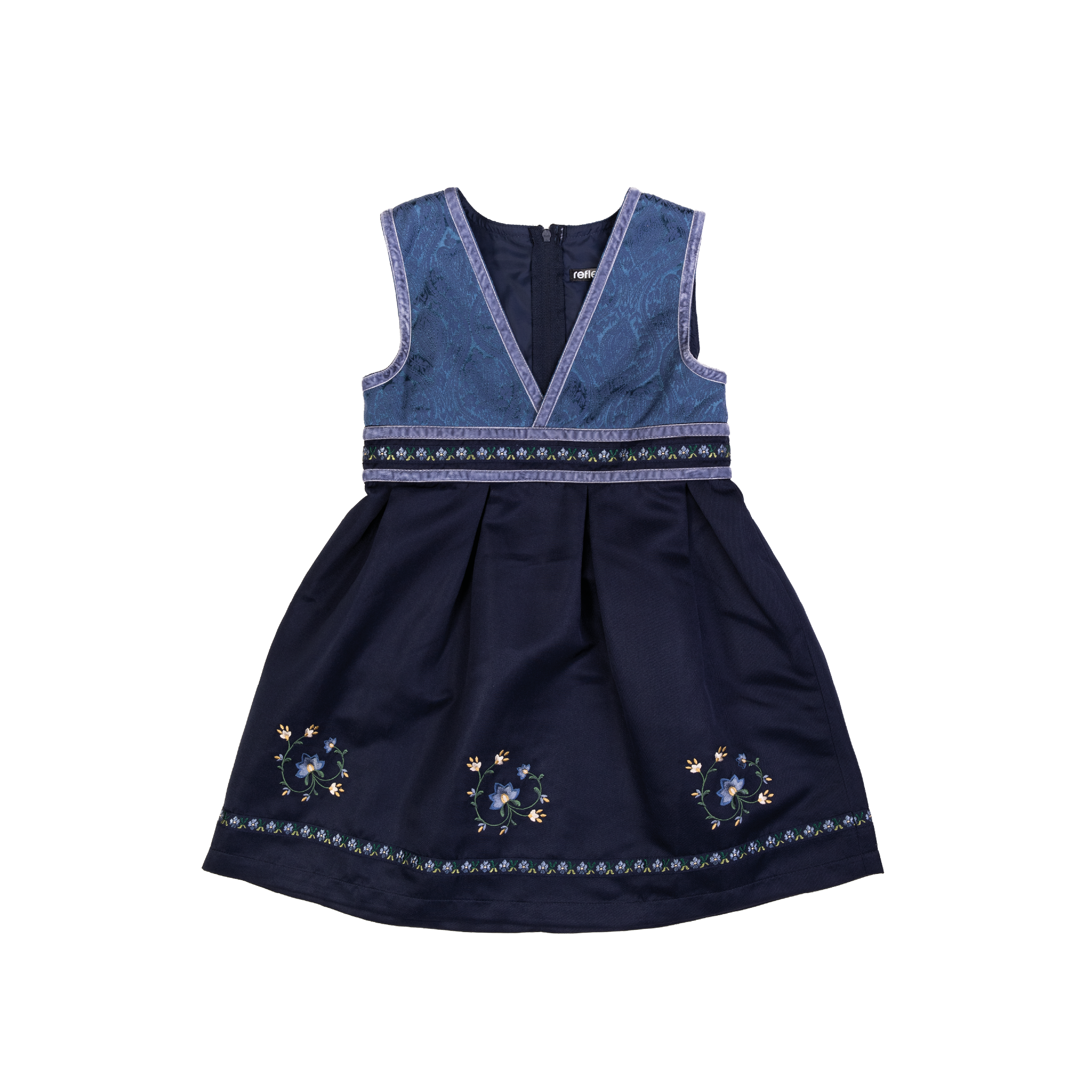 Hardanger festdrakt liten jente Marine - 11044007-Navy-62 cm - 1