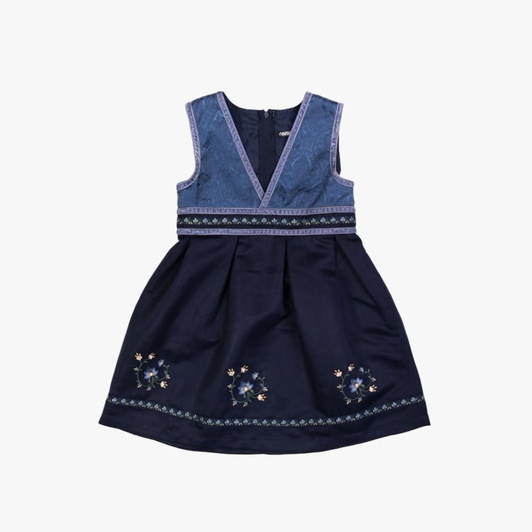 Hardanger festdrakt liten jente Marine - 11044007-Navy-62 cm - 1