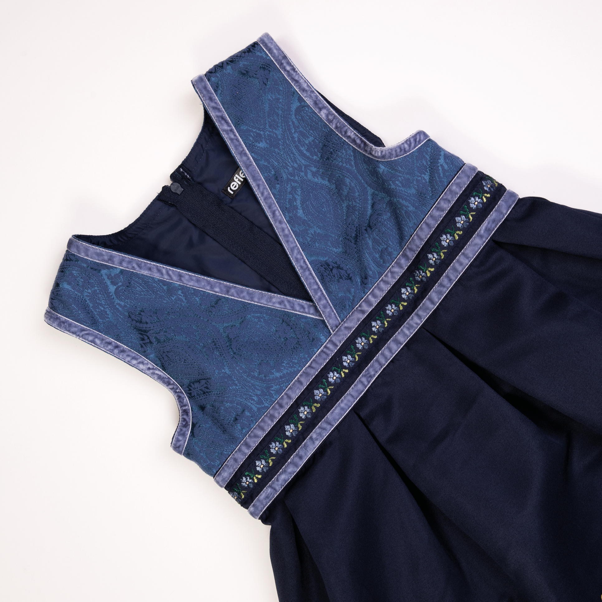 Hardanger festdrakt liten jente, navy