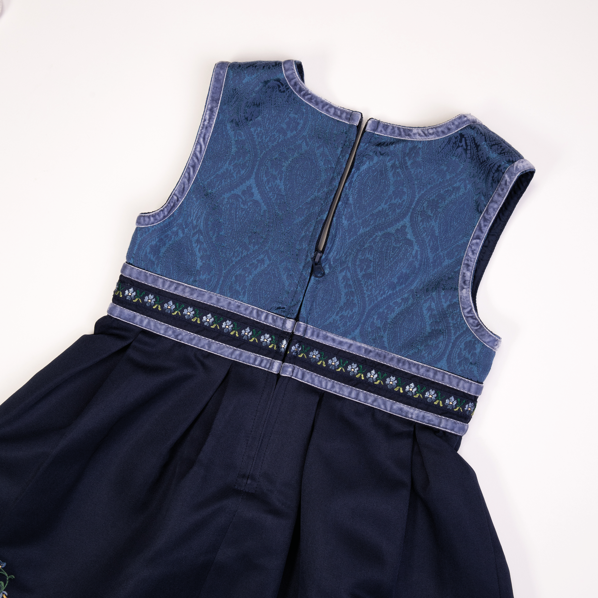 Hardanger festdrakt liten jente, navy