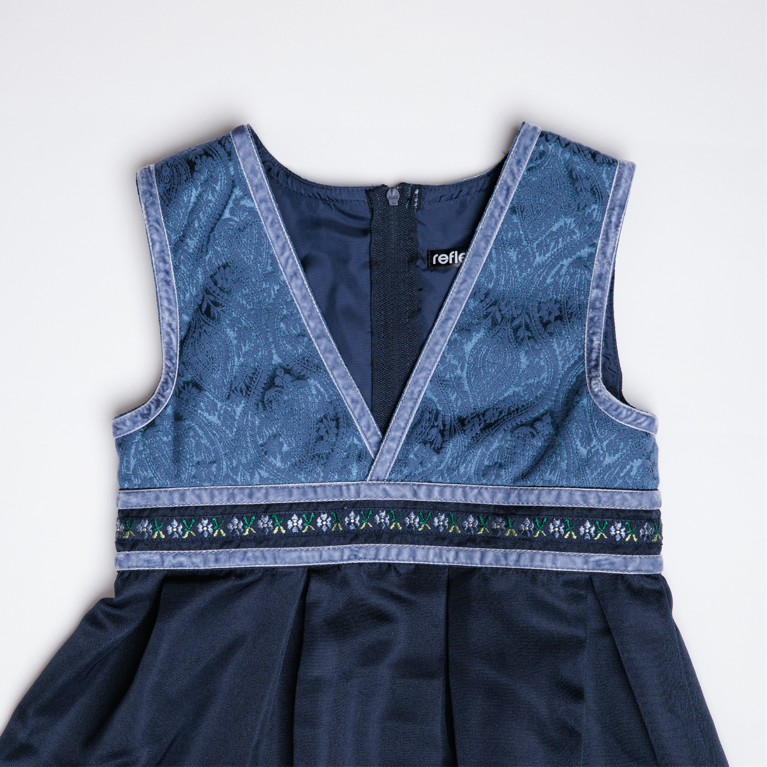 Hardanger festdrakt liten jente, navy