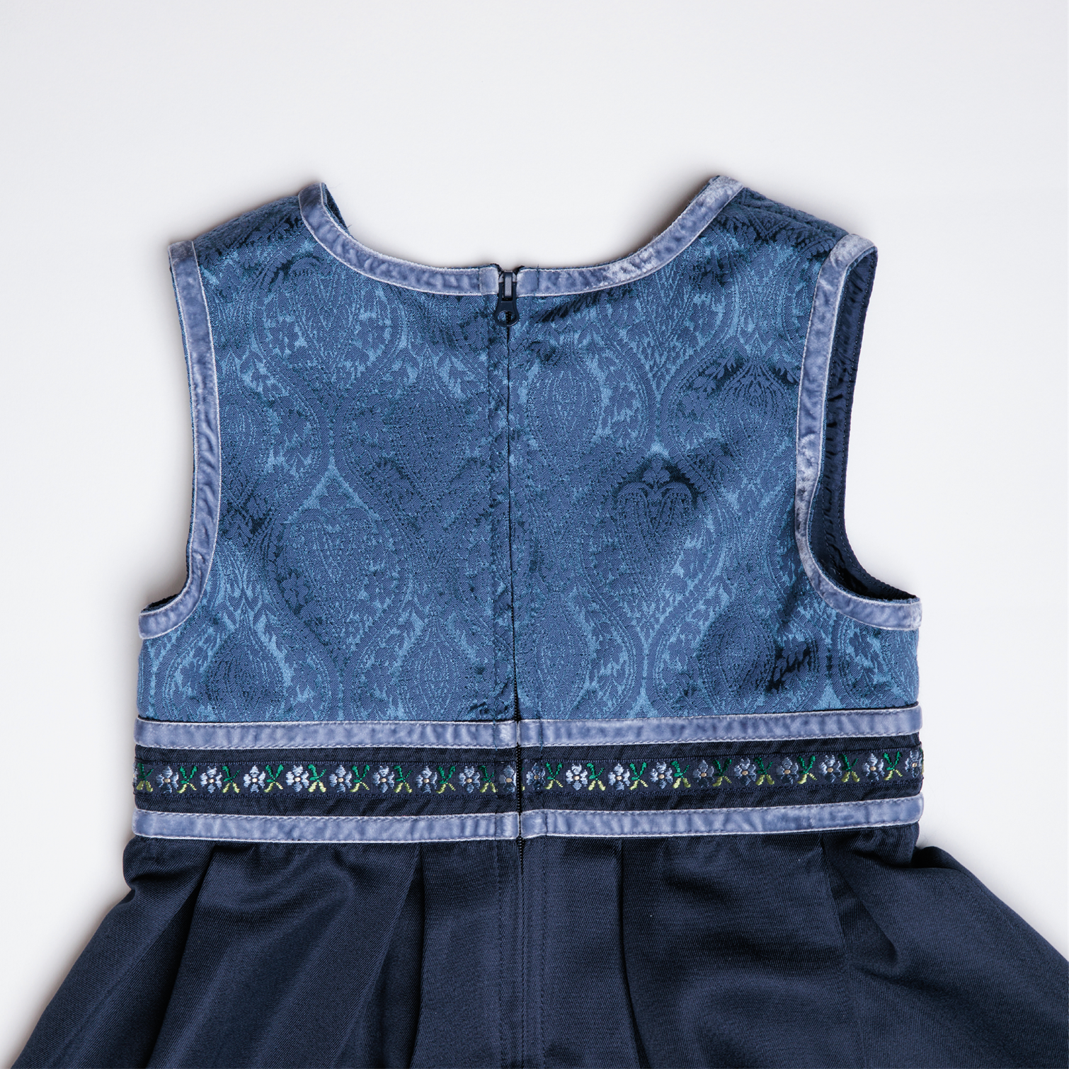 Hardanger festdrakt liten jente, navy