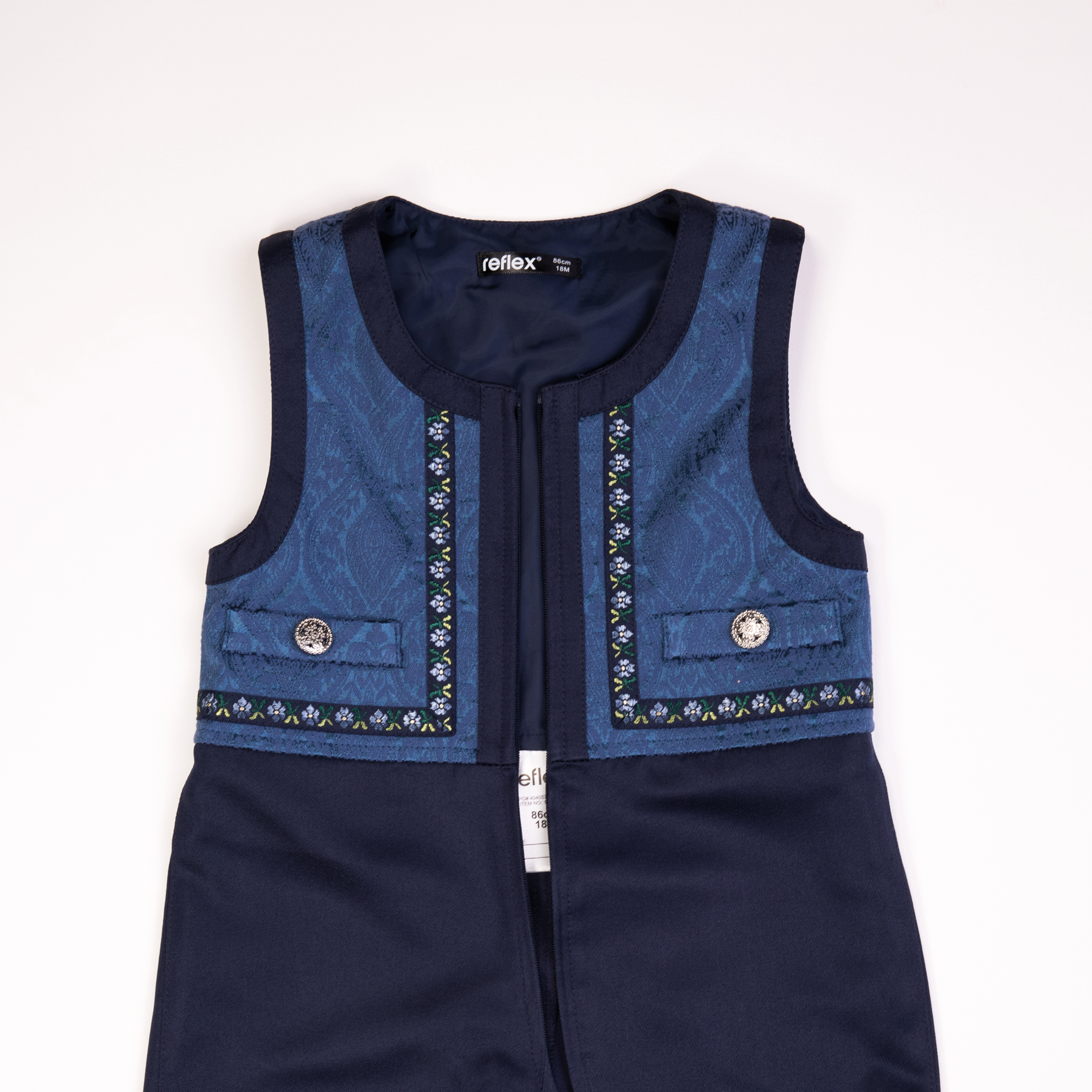 Hardanger festdrakt liten gutt, navy