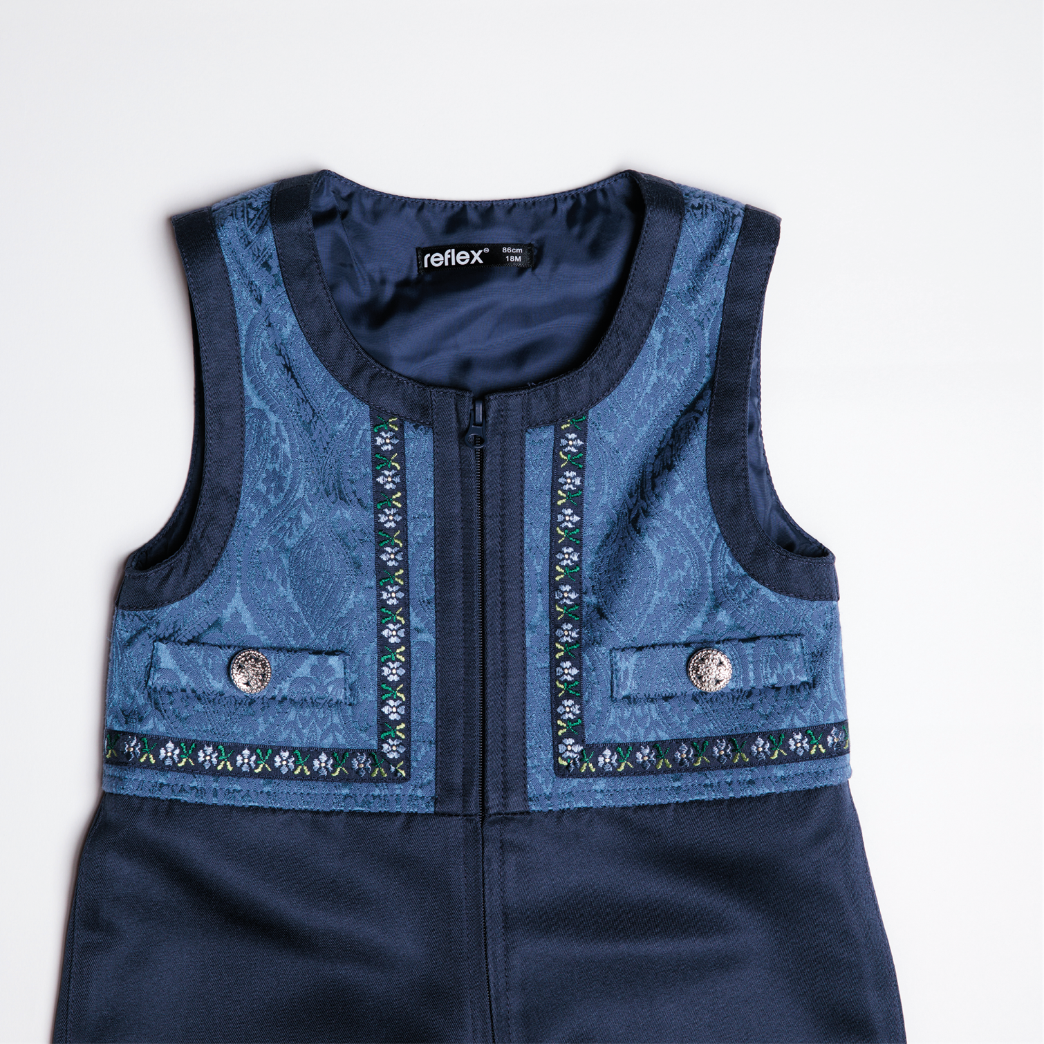 Hardanger festdrakt liten gutt, navy