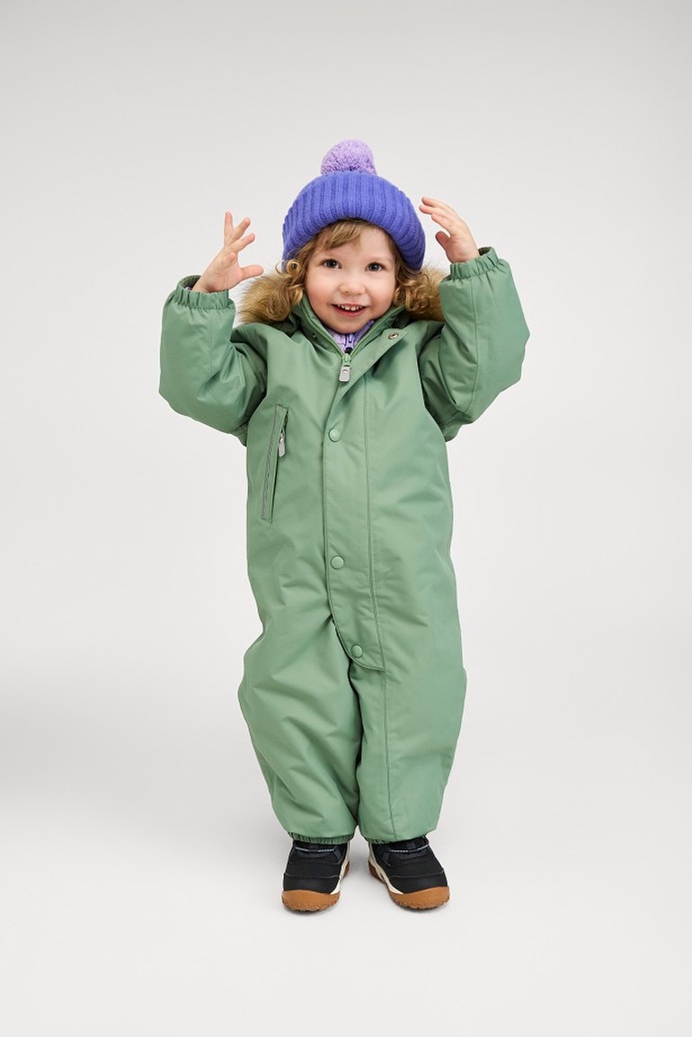 ReimaTec Gotland vinterdress Grønn - 11044847-Green Clay-80 cm - 1