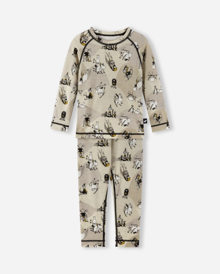 Moomin Trivsam thermosett Beige - 11044855-SandyBeige-92 cm - 1