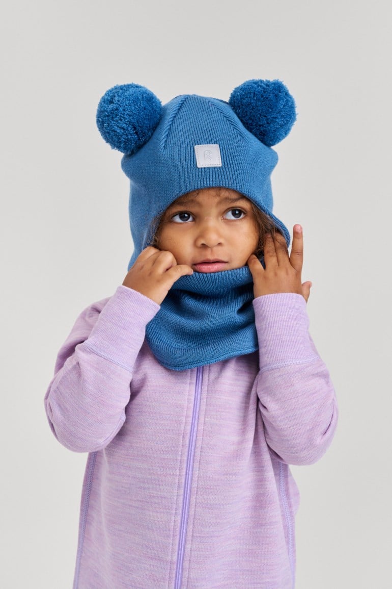 Reima Vekkuli ull balaclava Blå - 11044867-BlueOcean-46 cm - 1