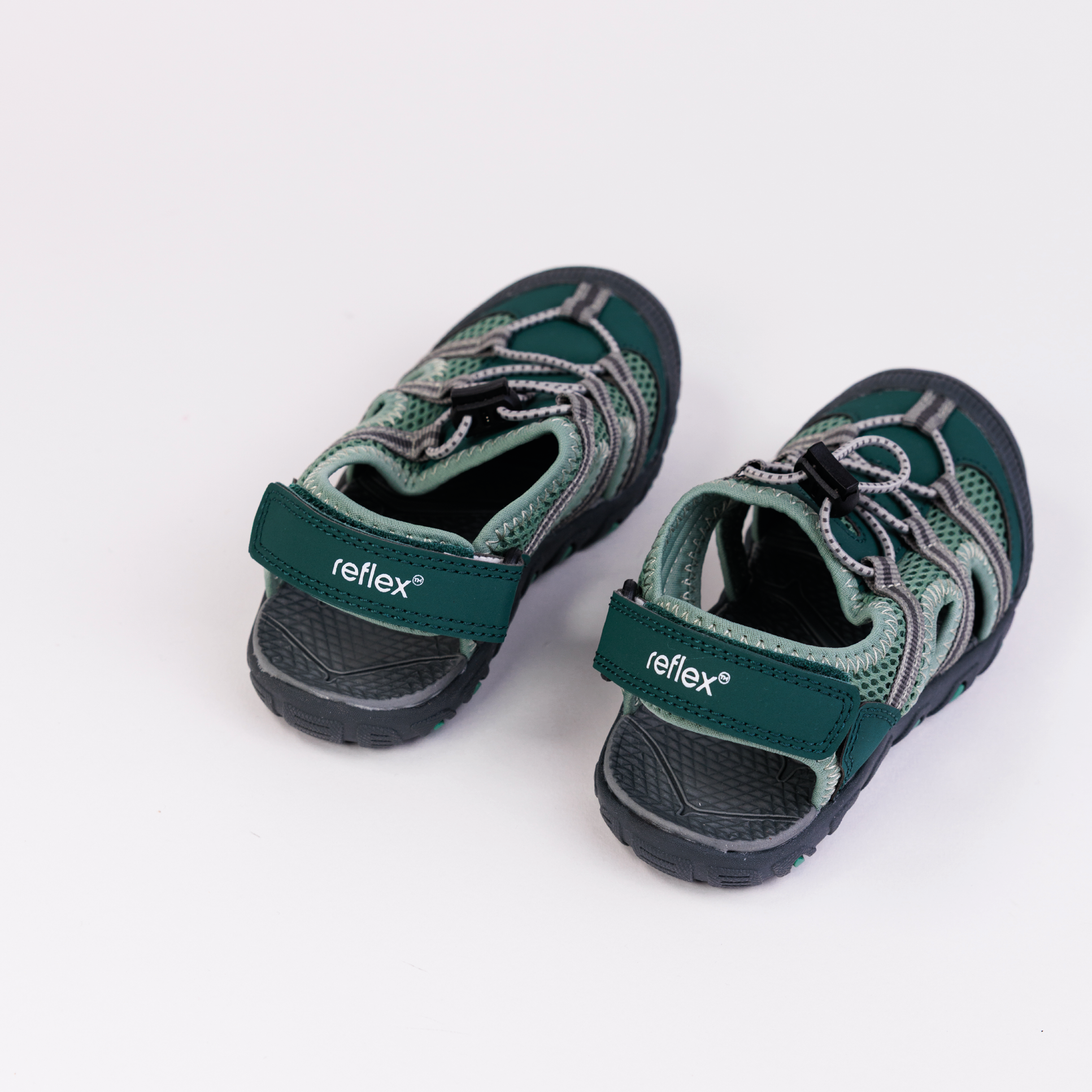 Hoddevika sandaler, green