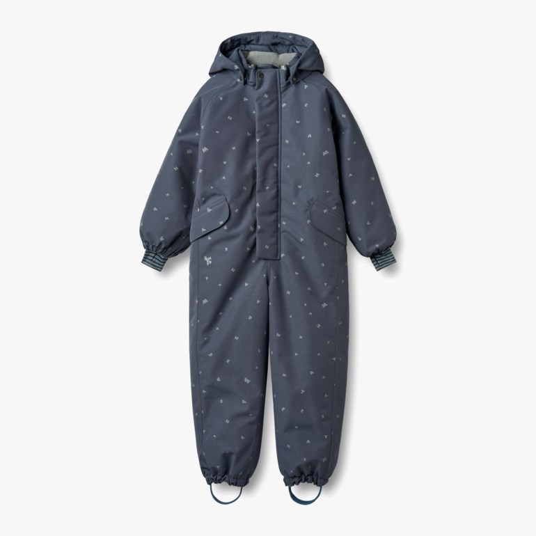 Miko vinterdress Blå - 11045101-GreyBlue-104 cm - 1