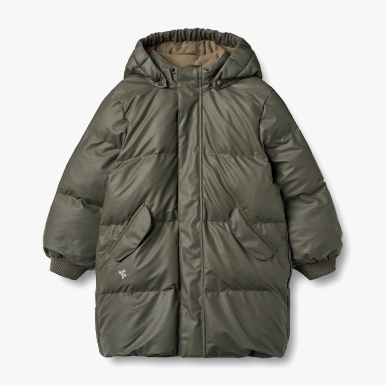 Puffer vinterjakke Grønn - 11045108-WinterForr-98 cm - 1