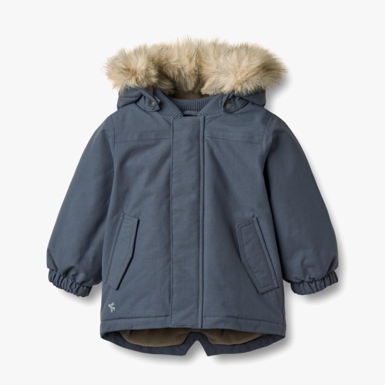 Kasper vinterjakke Blå - 11045127-GreyBlue-80 cm - 1