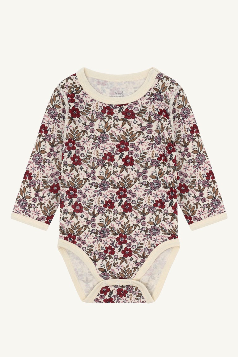 Hust & Claire Baloo body i ull og bambus Hvit - 11045152-Offwhite-56 cm - 1