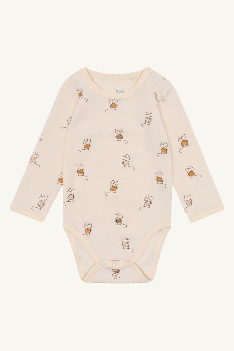 Bo body - mouse Hvit - 11045159-Offwhite-68 cm - 1