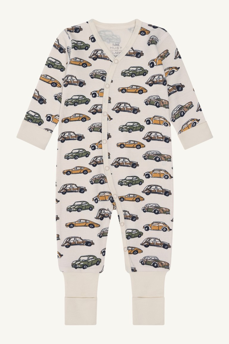 Hust & Claire Mobi heldress - cars Beige - 11045164-French Oak-56 cm - 1