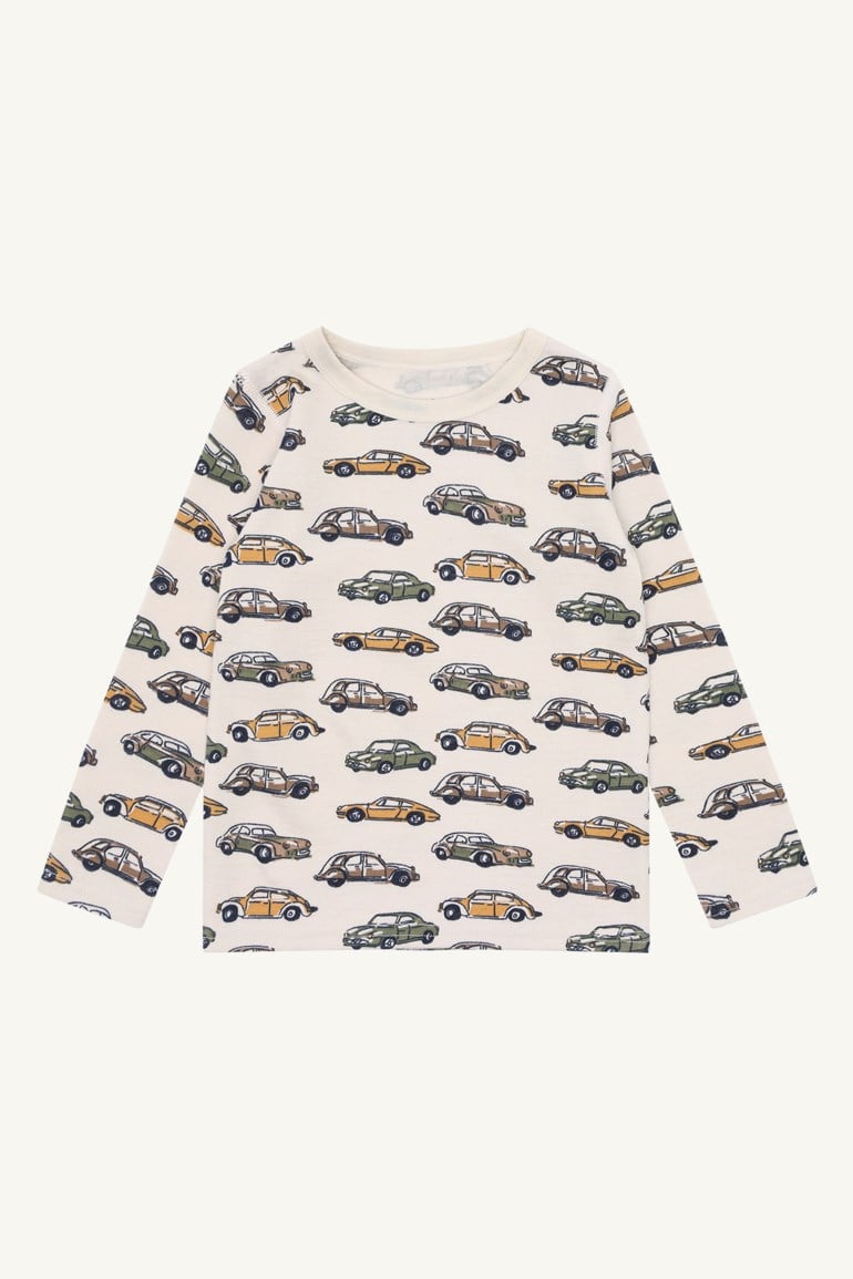 Awo genser - cars Beige - 11045170-French Oak-92 cm - 1