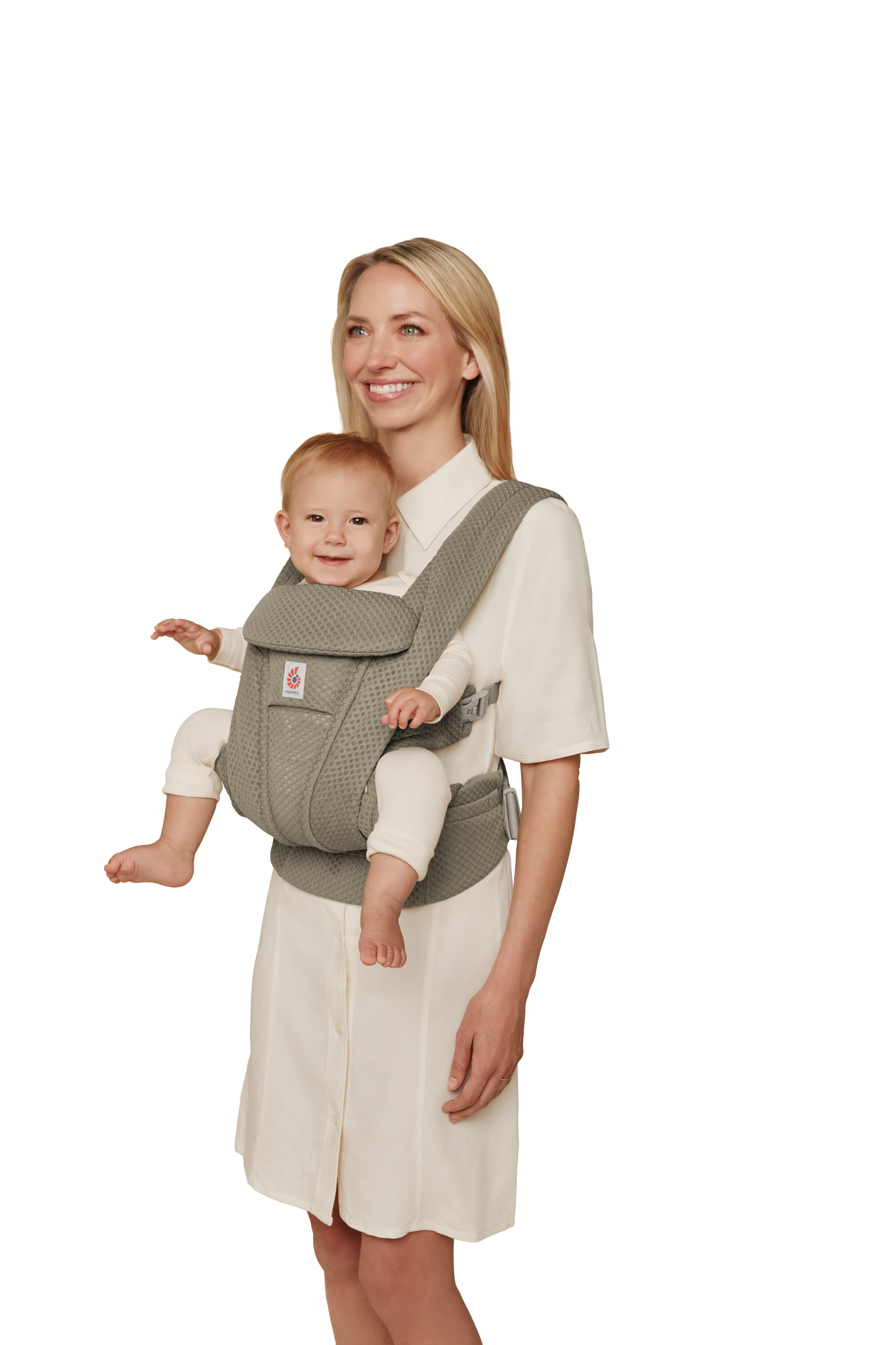 Ergobaby Bæresele Omni Deluxe Mesh Soft Olive