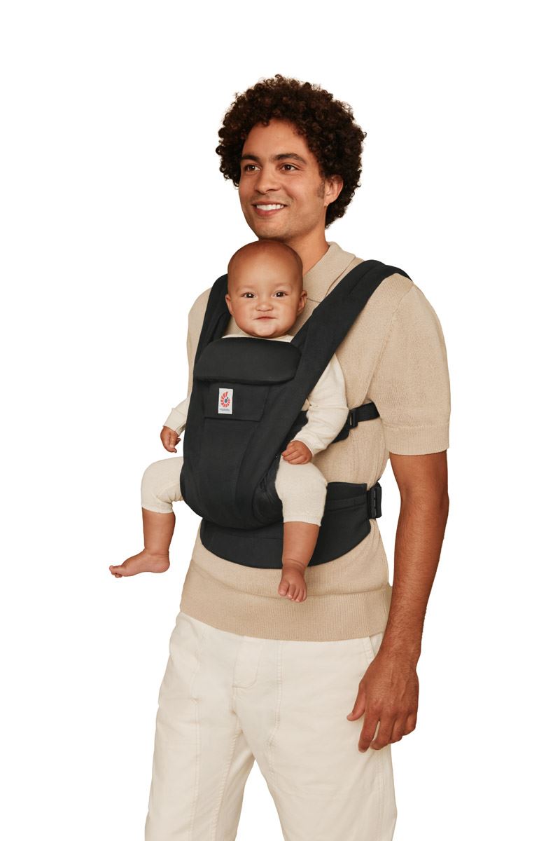 Ergobaby Omni Deluxe Bæresele Cotton, Onyx Black