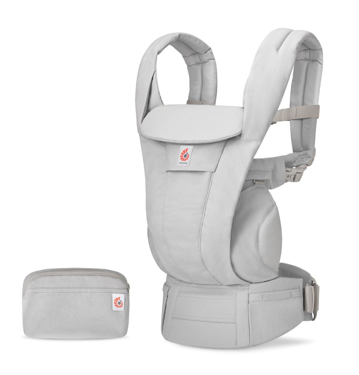 Ergobaby Omni Deluxe Bæresele Cotton, Pearl Grey