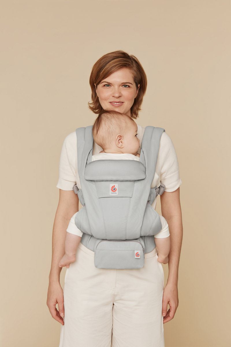 Ergobaby Omni Deluxe Bæresele Cotton, Pearl Grey