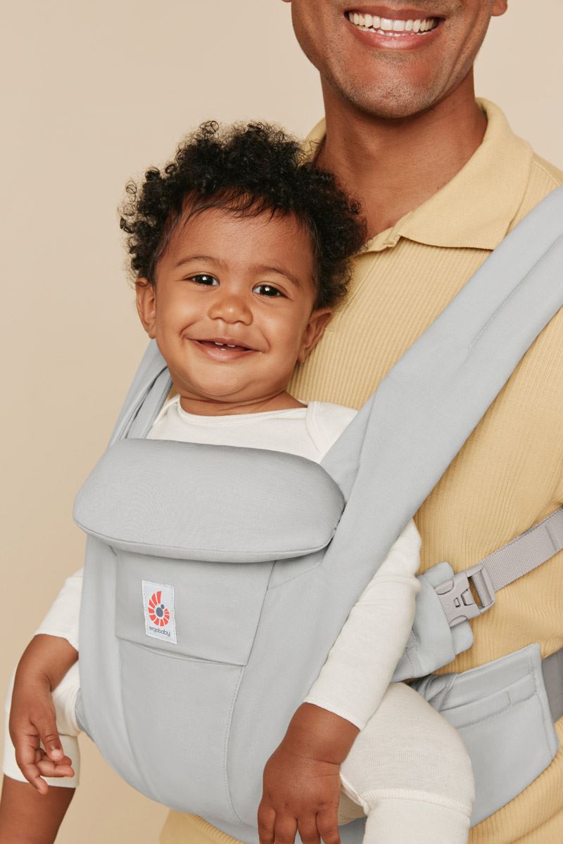 Ergobaby Omni Deluxe Bæresele Cotton, Pearl Grey
