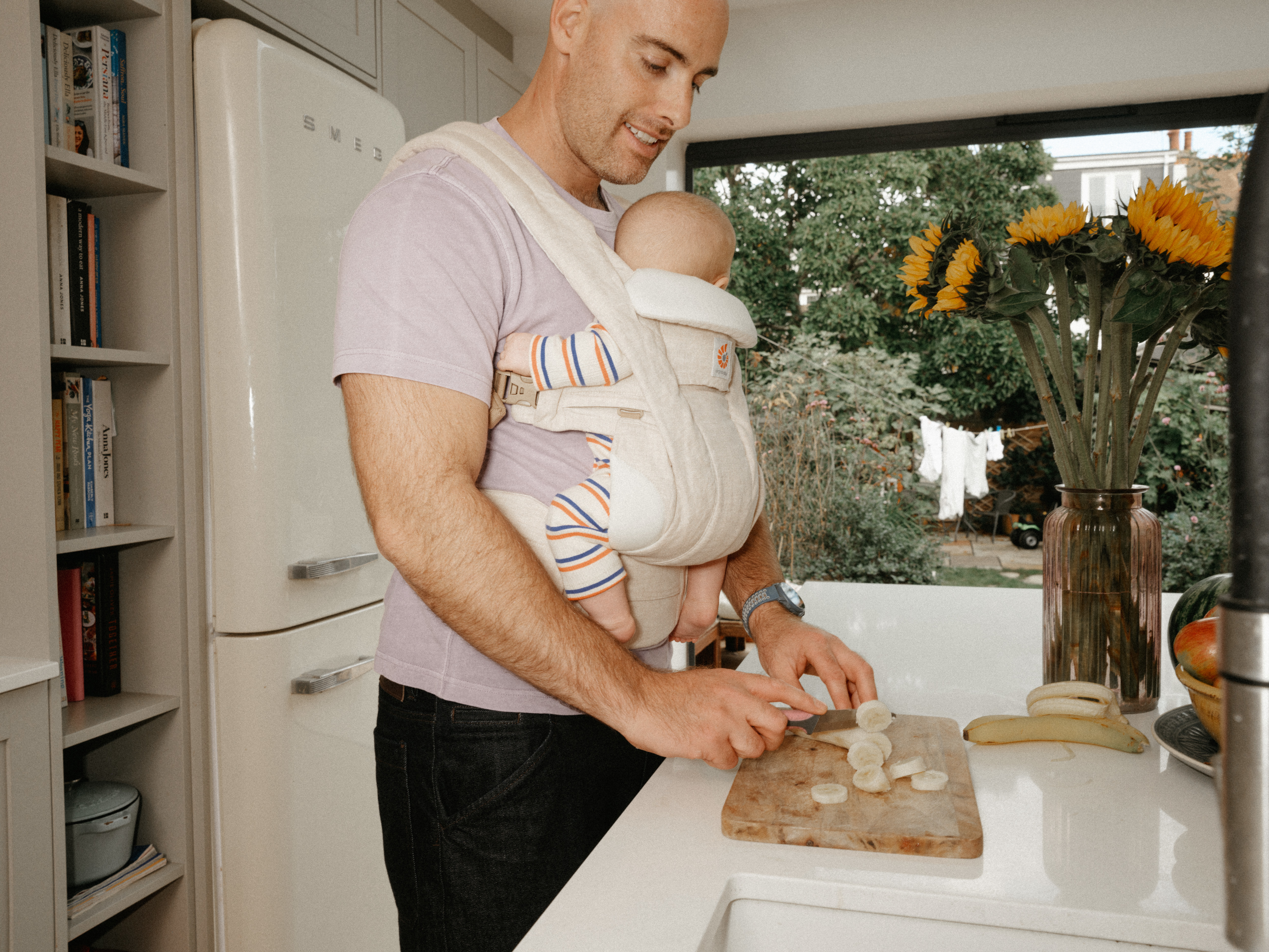 Ergobaby Omni Deluxe Bæresele Linen, Natural
