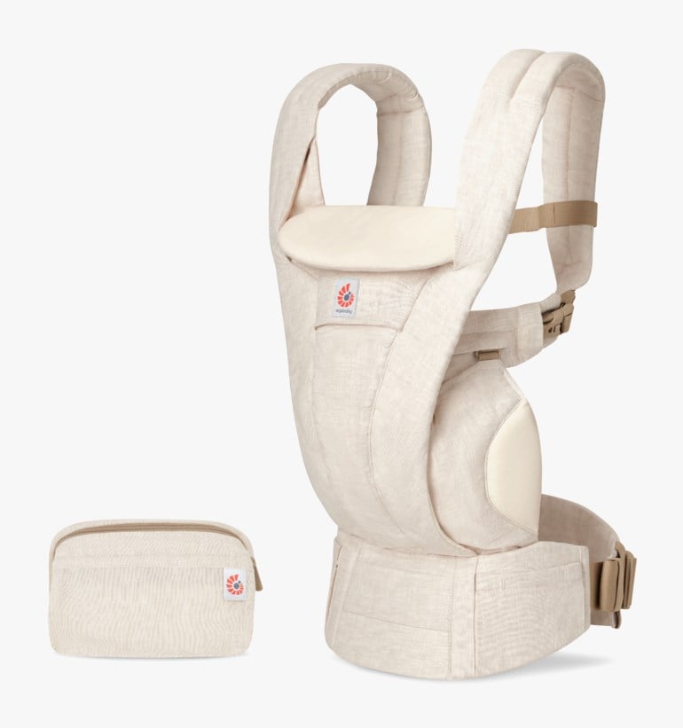Omni Deluxe Linen bæresele Beige - 11045231-Natural-0-3year - 1