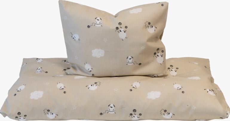 Sengesett Sau i drømmeland Beige - 11045361-Beige-65x80cm - 1