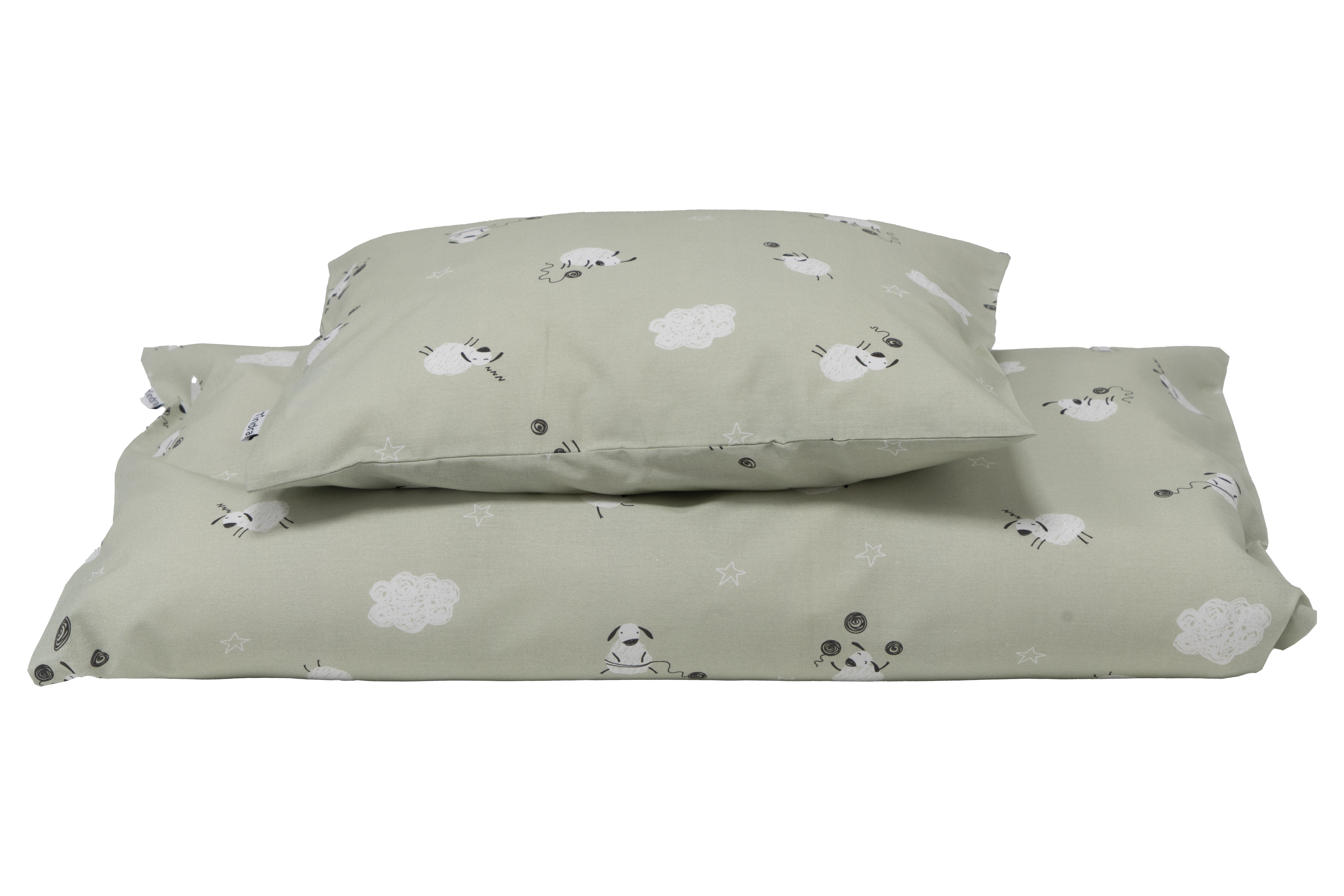 Sengesett Sau i drømmeland Grønn - 11045361-Green-65x80cm - 1