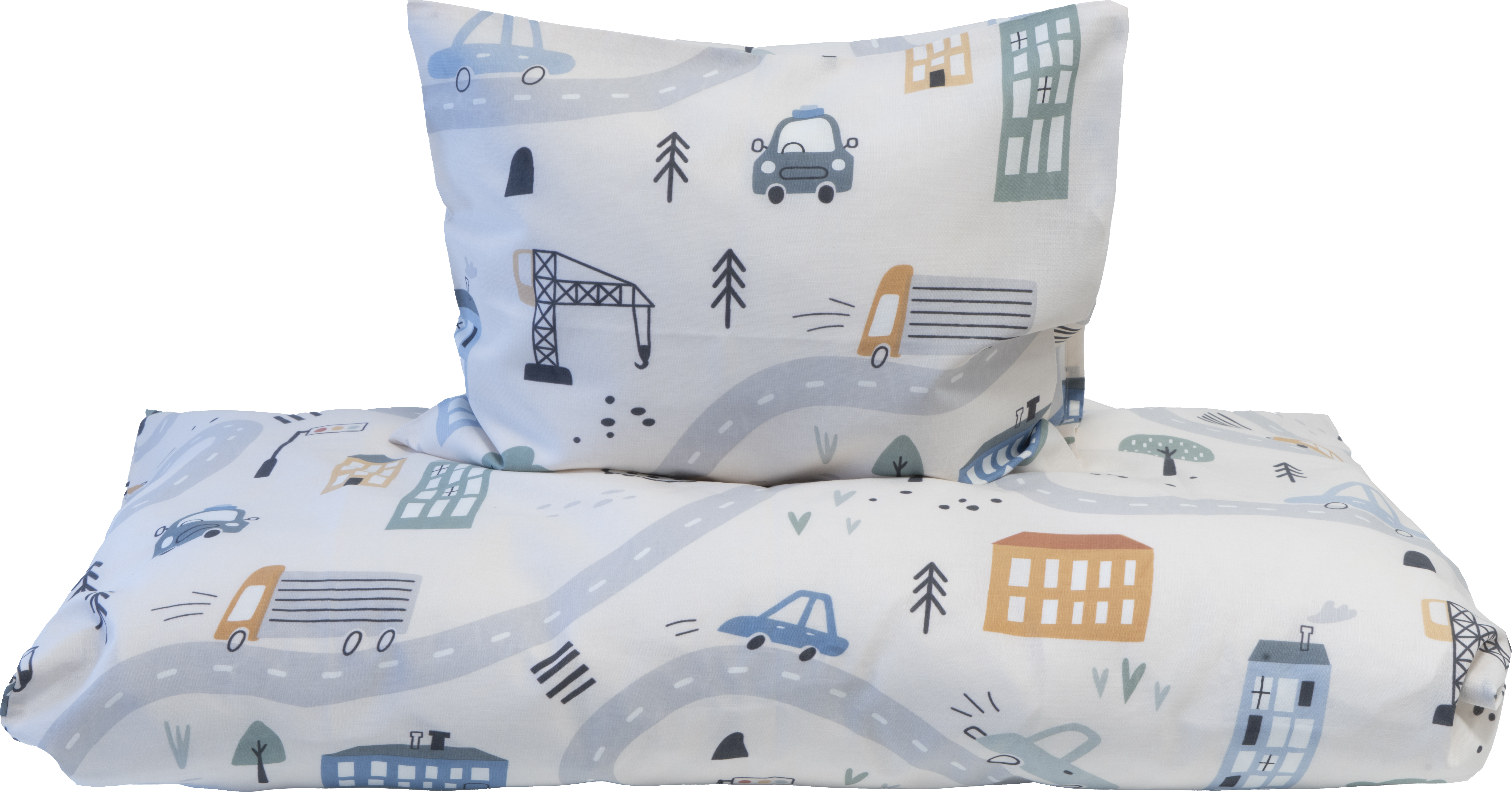 Sengesett Byen Vår Beige - 11045363-Beige-80x100cm - 1