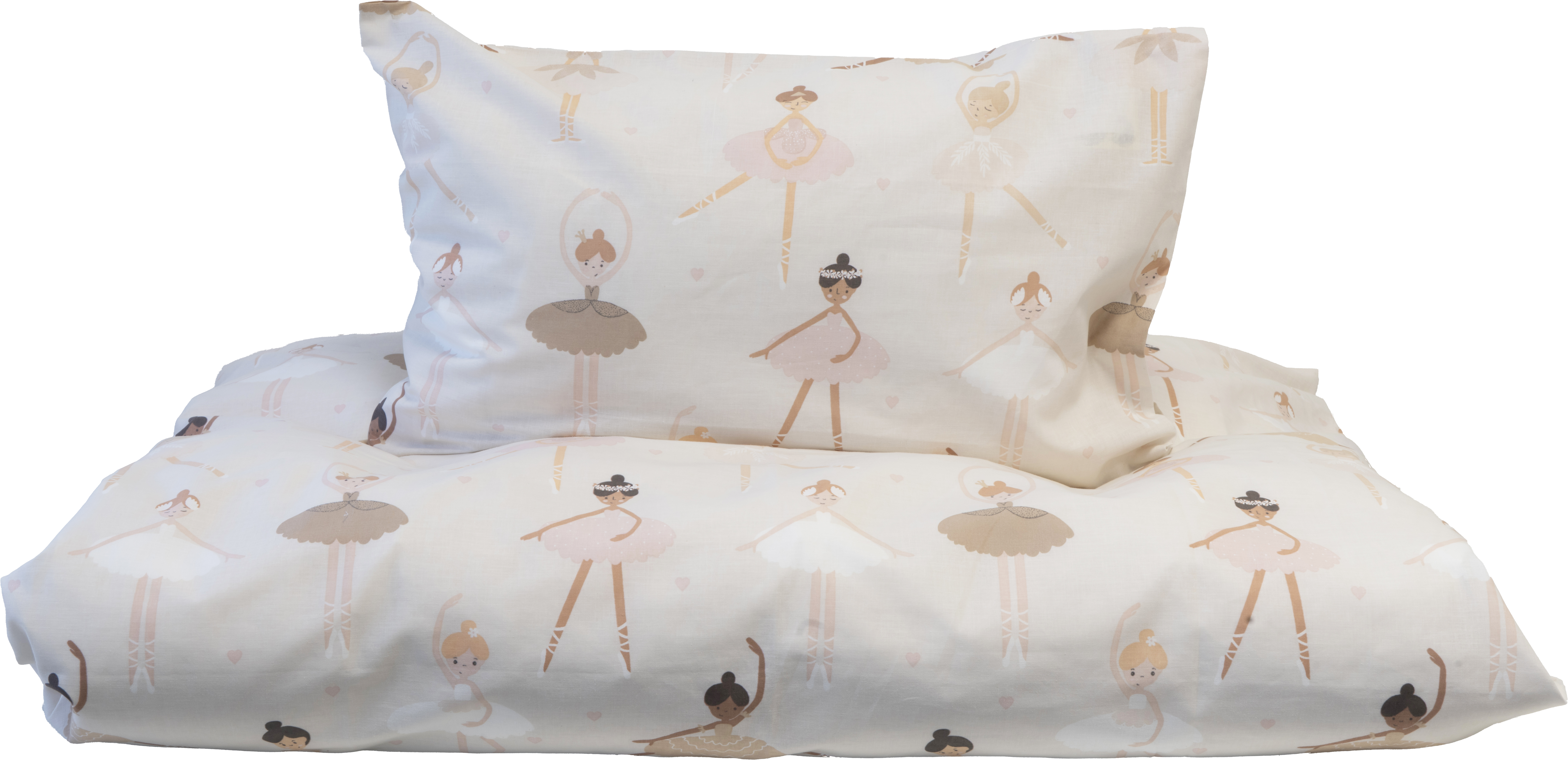 Sengesett Lille Ballerina Beige - 11045365-Beige-80x100cm - 1