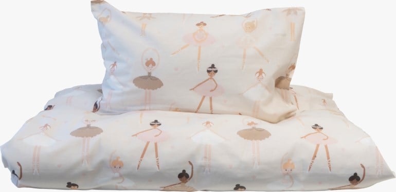 Sengesett Lille Ballerina Beige - 11045365-Beige-80x100cm - 1