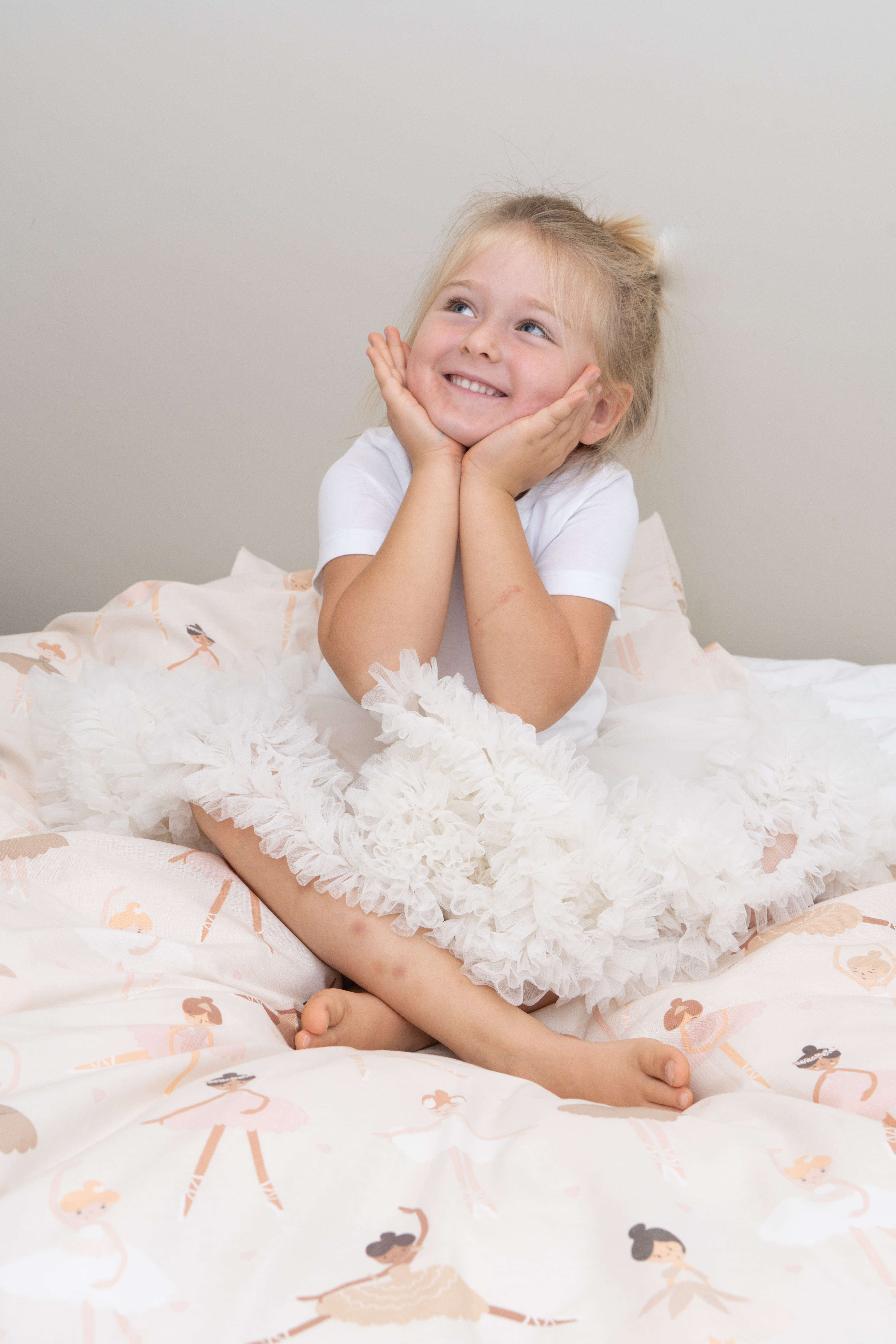 Sengesett Lille Ballerina, beige