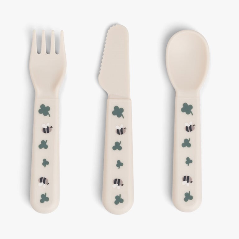 Foodie bestikksett Beige - 11045481-Sand-One Size - 1