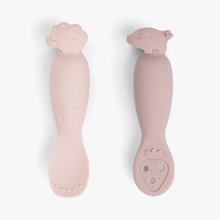 Lær-å-spise skje Rosa - 11045485-Powder-One Size - 1