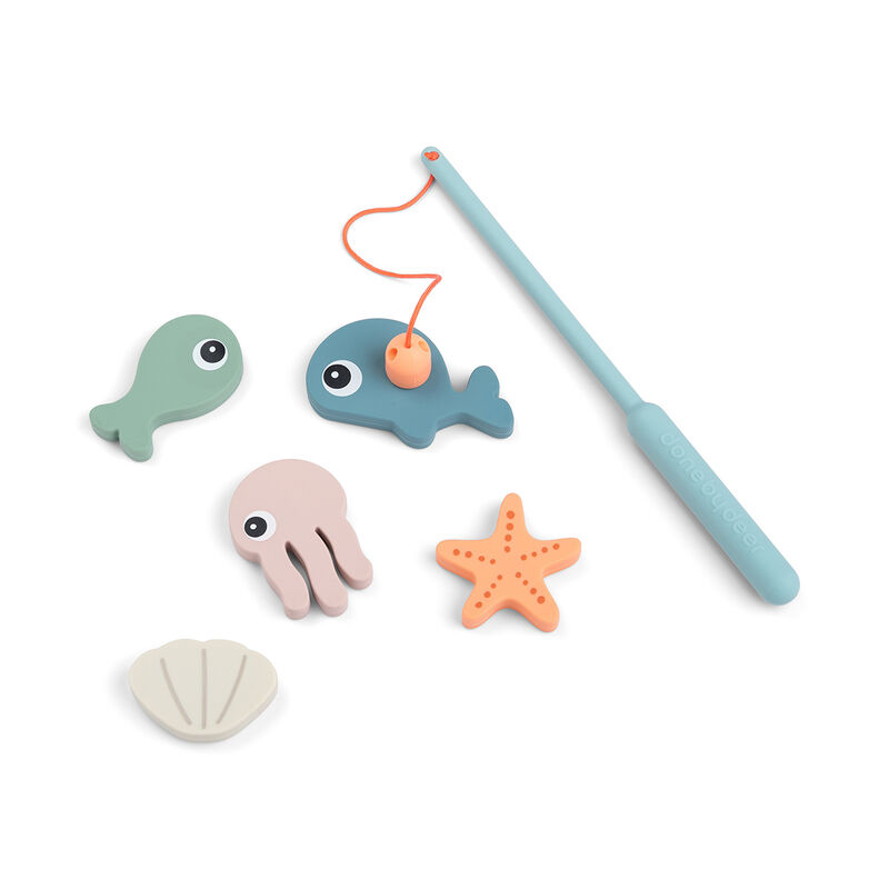 Magnetisk fiskespill til vannlek, multiple