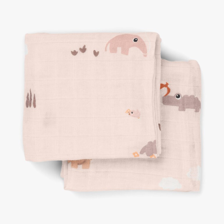Gulpekluter 2-pakk Rosa - 11045494-Powder-One Size - 1