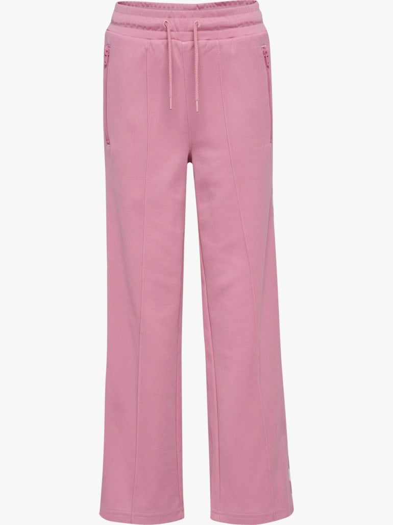 Hummel JR Archive Wide Leg Joggebukse Rosa - 11045606-Polignac-122 cm - 1