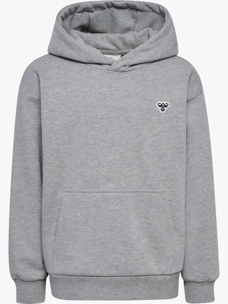 Hummel hettegenser Loose Bee Grå - 11045612-GreyMelang-122-128 cm - 1
