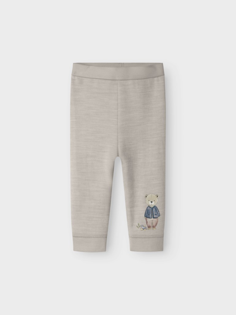 Wup ull/bomull legging Grå - 11046847-NacreousCl-50 cm - 1