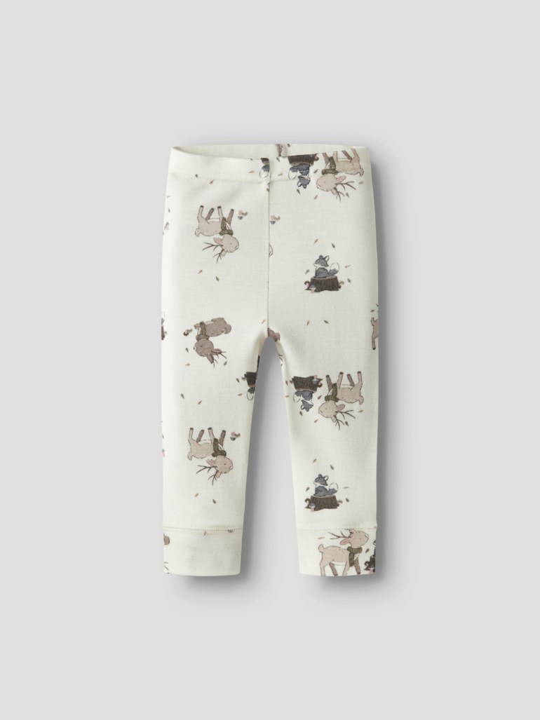 Willitus ull legging Hvit - 11046850-Snow white-50 cm - 1