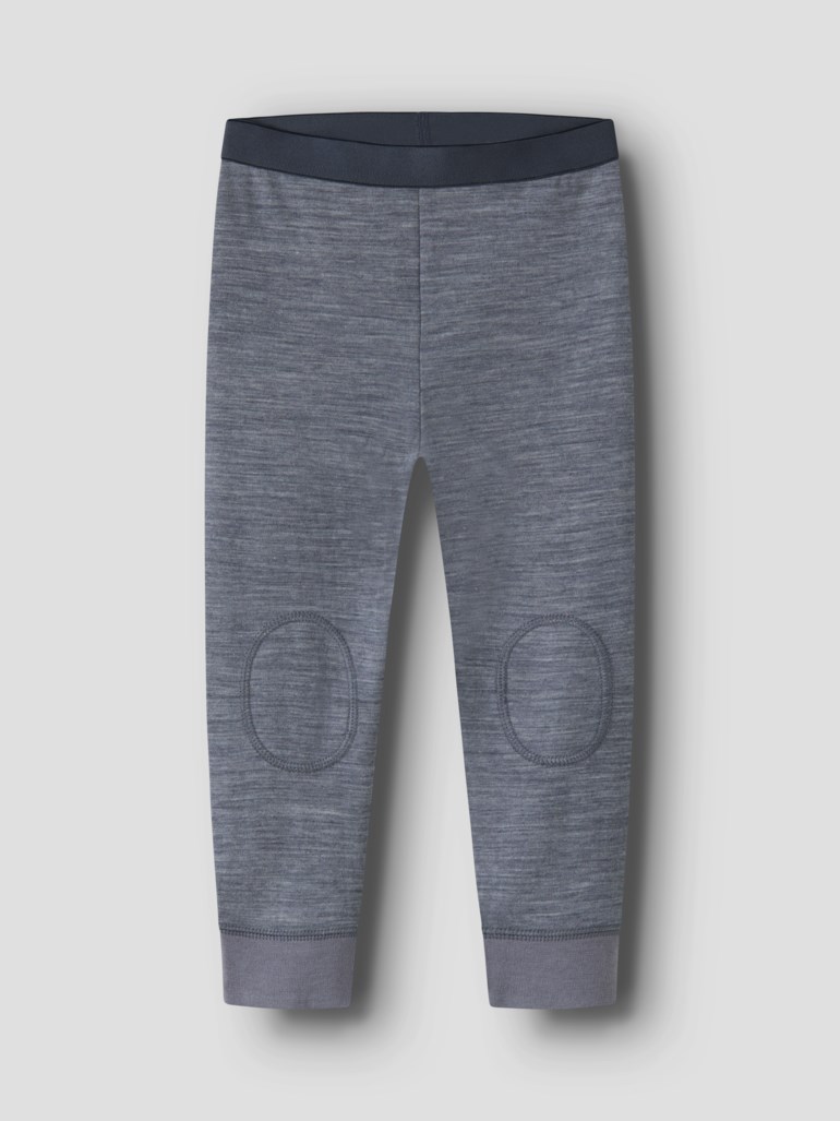 Wuppo ull/bomull legging Blå - 11046860-FolkstoGra-92 cm - 1