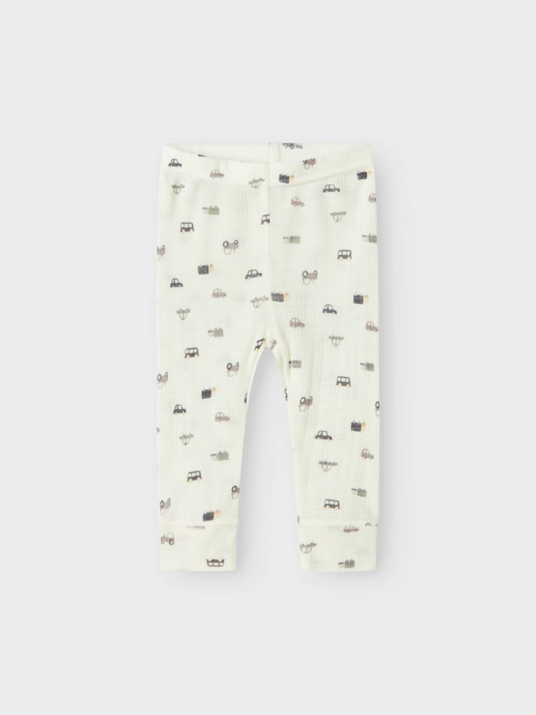 Wang ull legging Hvit - 11046863-Snow white-50 cm - 1