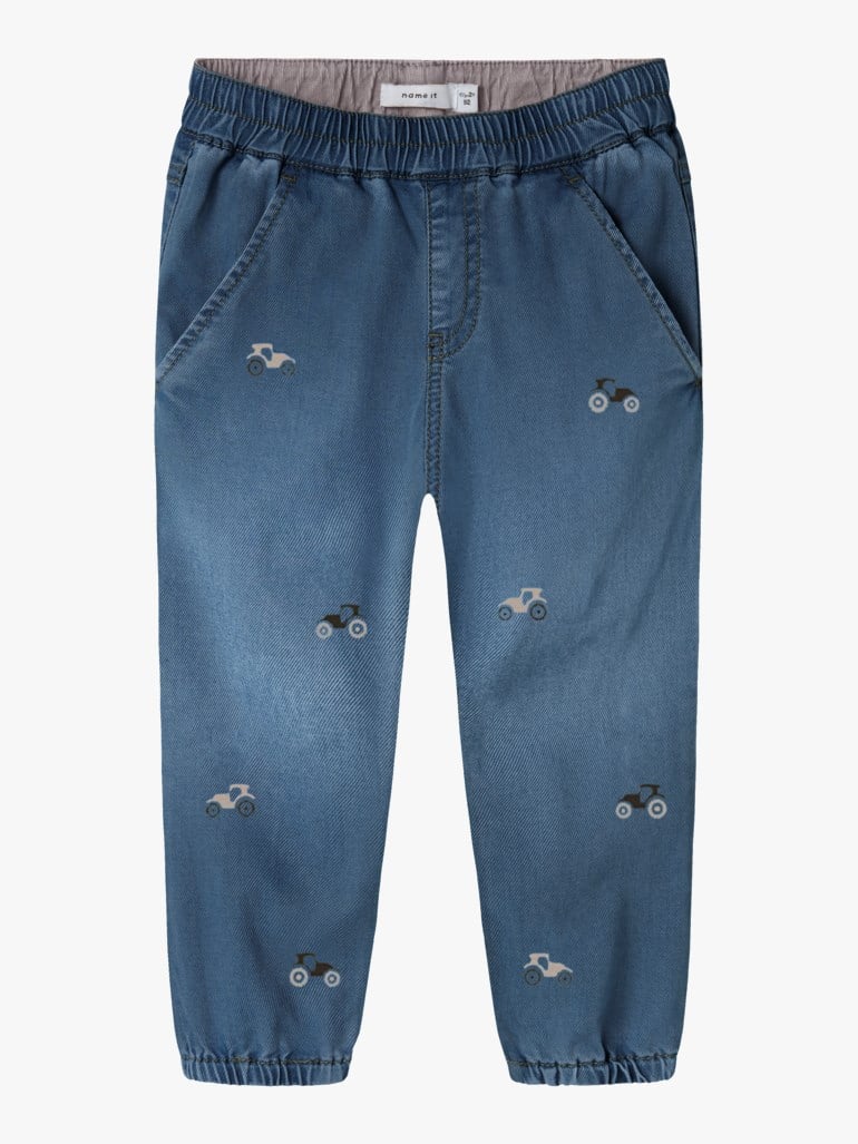 Ben baggy jeans Blå - 11046877-DarkBlueDe-92 cm - 1