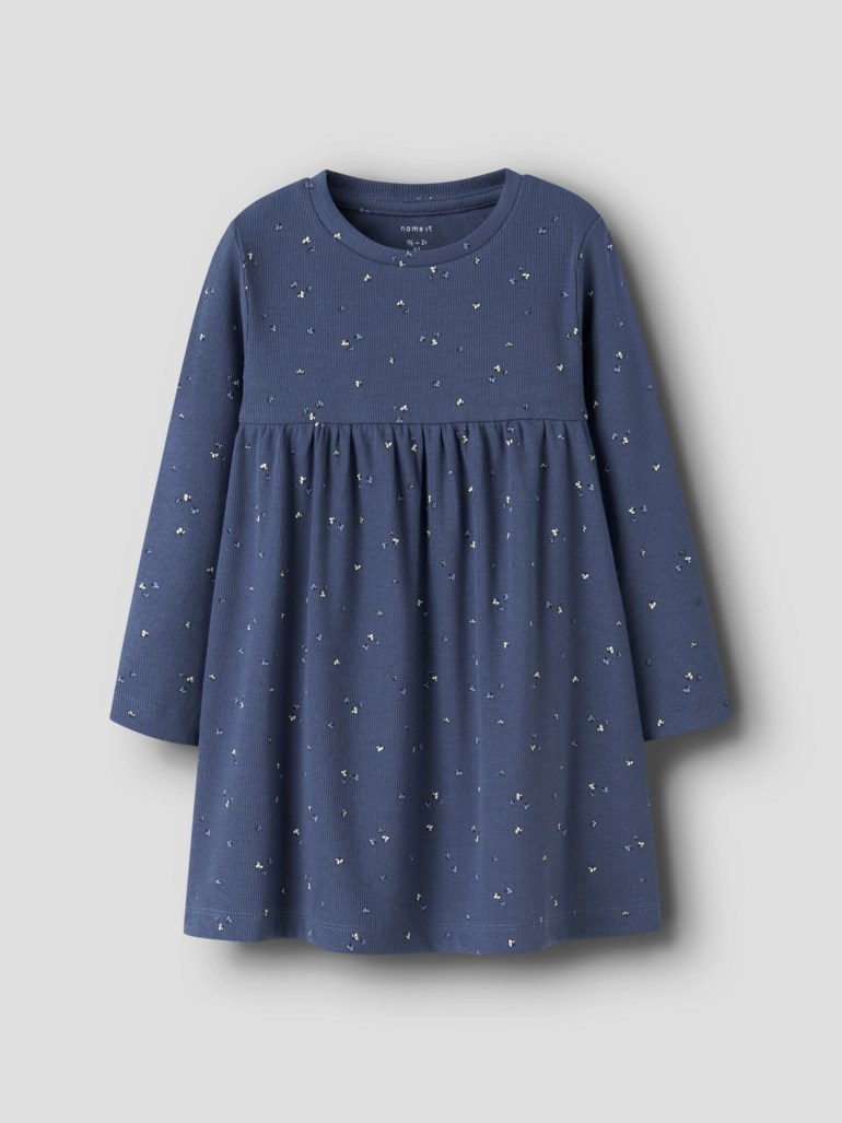 Nelia kjole Blå - 11046886-Blue Indig-92 cm - 1