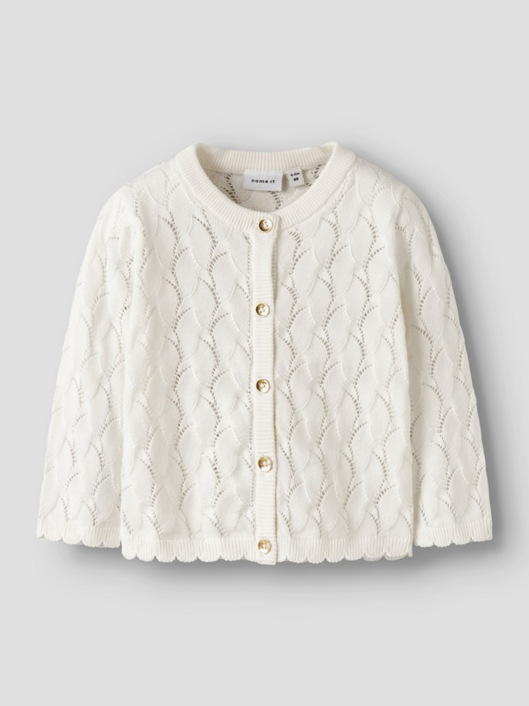 Najsa strikket cardigan Hvit - 11046893-Cloud Danc-50 cm - 1