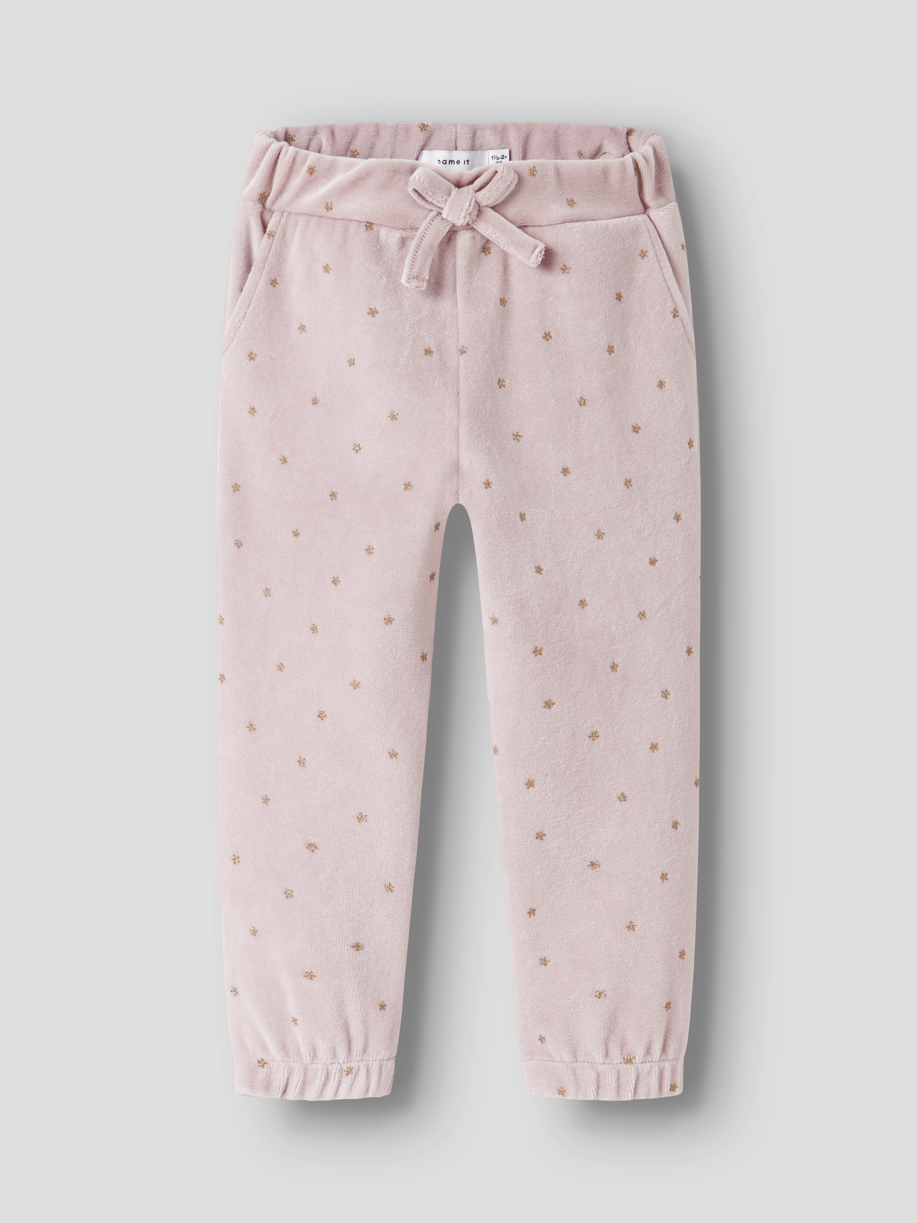 Name It Norah velur bukse Rosa - 11046981-BurnishedL-92 cm - 1