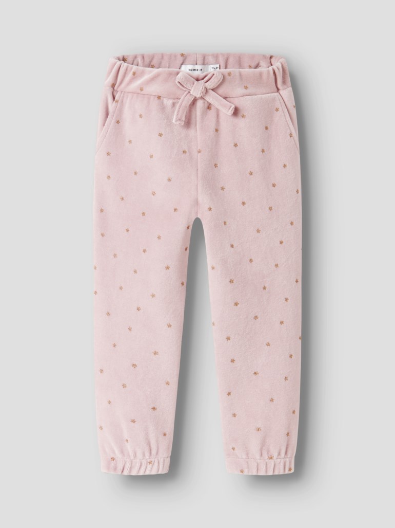 Name It Norah velur bukse Rosa - 11046981-BurnishedL-92 cm - 1