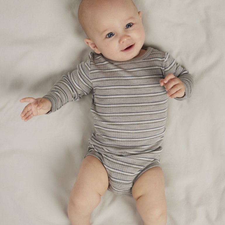 Name It Womi ull/modal body Grå - 11047187-SatelliteS-50 cm - 1