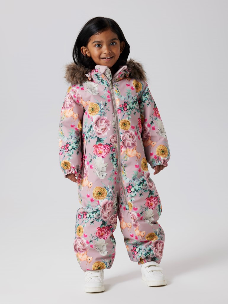 Snow10 vinterdress - Flower Rosa - 11047192-woodrosefl-80 cm - 1